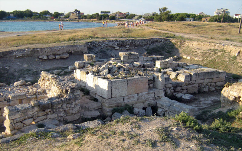 Древний полис Калос-Лимен в Черноморском