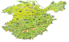 Карта Крыма подробная с городами