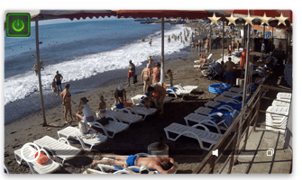 Веб-камера Алушта пляж отеля Демерджи