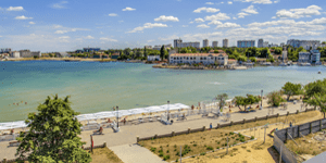 Севастополь. Панорама пляжа Омега