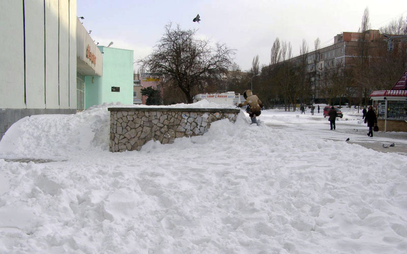 Курорт Щёлкино зимой