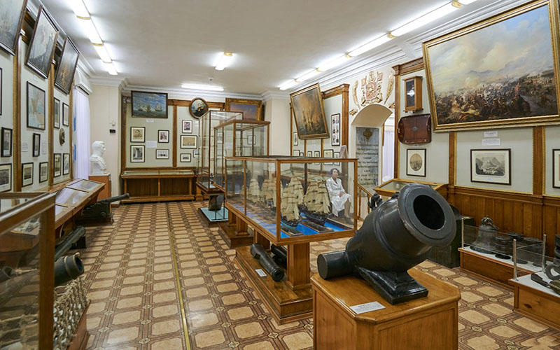 Экспозиция музея Черноморского флота